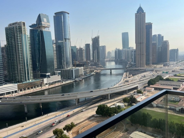 High Floor | Full Canal Views |  Vacant – UAEMSP-14656