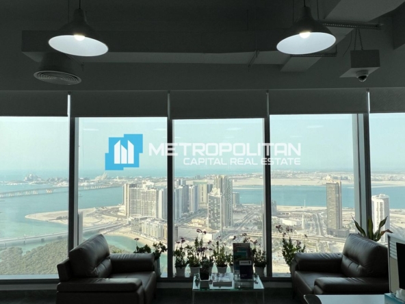 High Floor | Sea/Mangrove View |Unfurnished Office – UAEMCS-10022