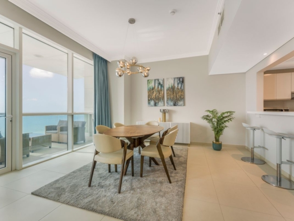 Spacious| Furnished| 2 Parkings| Beach| Sea View – UAEMRP-4182
