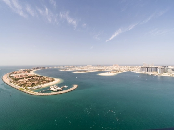 Fully Furnished| Full Sea and Palm View| Top Floor – UAEMRP-4209