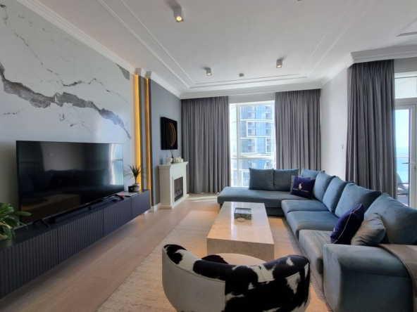 Upgraded | Fully Furnished |Beach Access| Sea View – UAEMRP-4172
