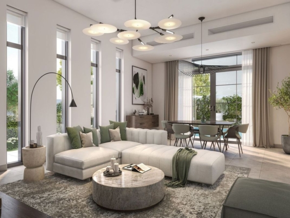 Street View | Single Row | 3 Bedroom+Maid Villa – UAEMCSP-19174
