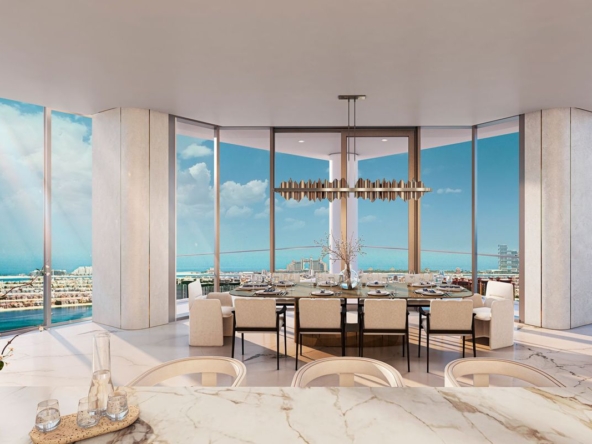 Penthouse | Full Sea view I 2 Kitchens | Maid's – UAEMSP-16898