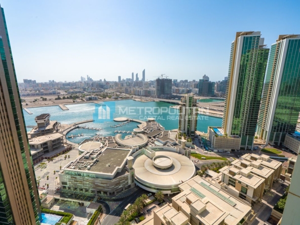 Marina And Sea View | 1BR W/ Balcony | High Floor – UAEMCS-13188