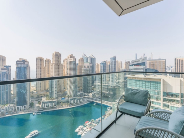 Fully Furnished | Marina View | High Floor – UAEMS-26874